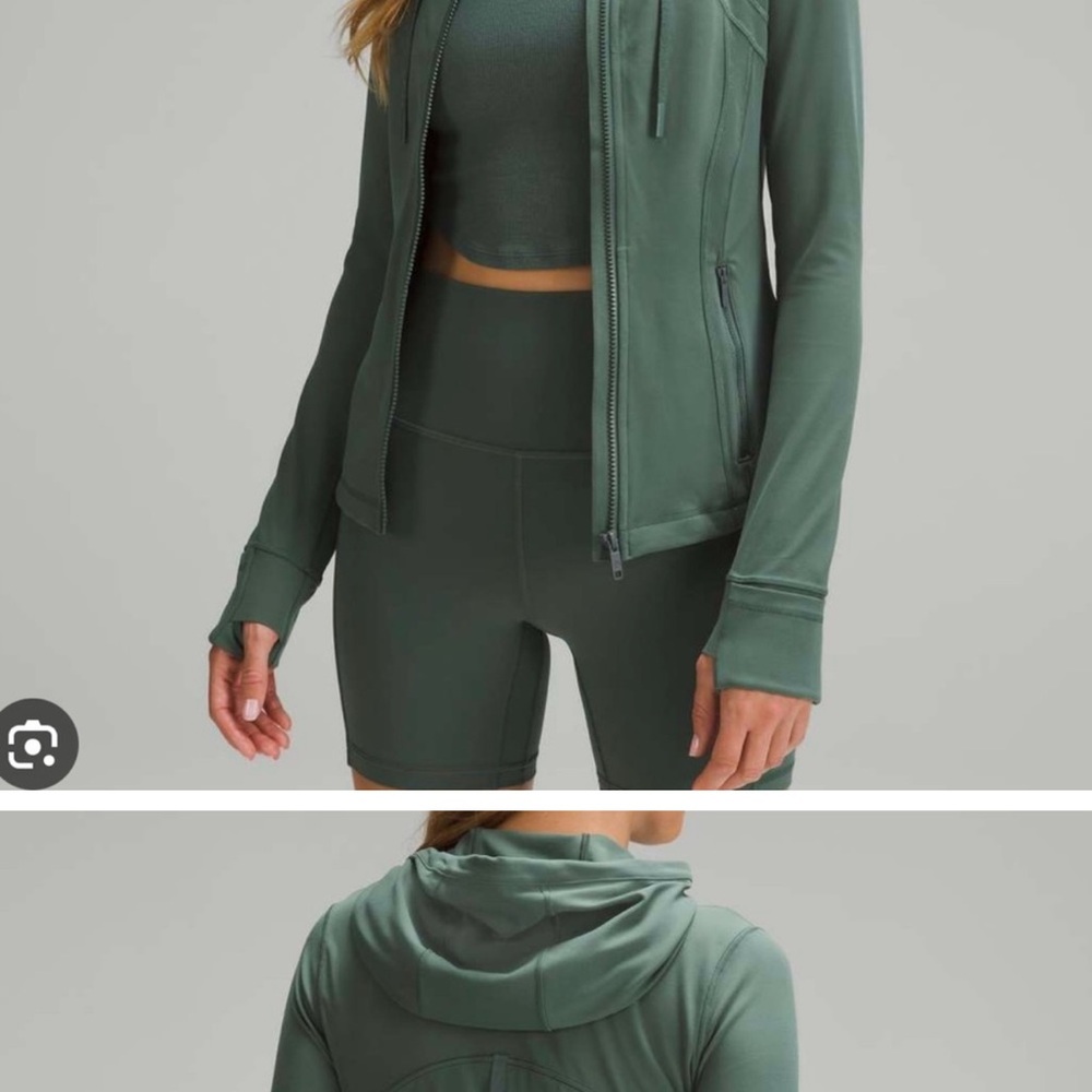 Lululemon Hooded Define Jacket *Nulu Size 6. Tidewater Teal. Green Zip-Up Hoodie